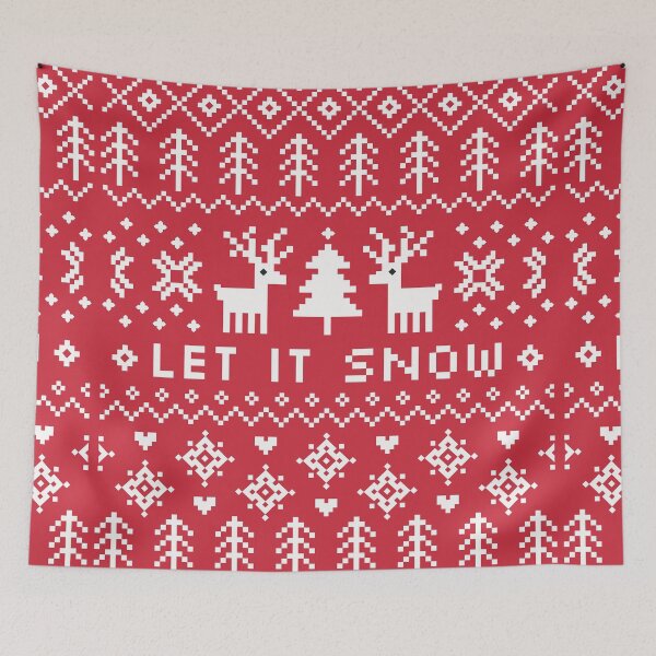 Item preview, Ugly Christmas Sweater - Let it Snow designed and sold by Daisy Beatrice.