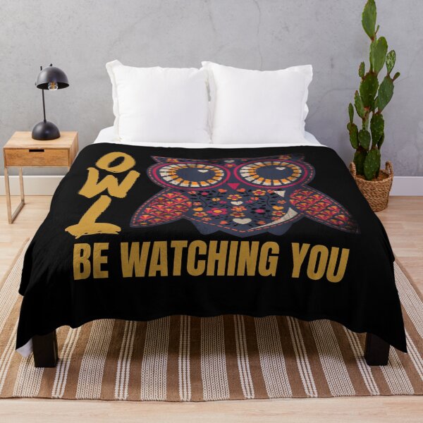 Item preview, Owl Be Watching You Vintage Owl Themed T Shirt Merch designed and sold by PRINTS2HOT.