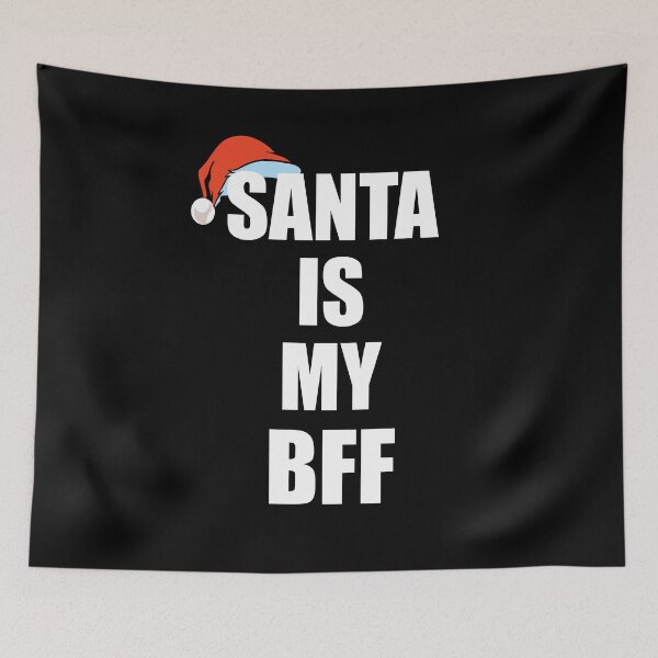 Item preview, Santa is my BFF Funny Christmas GIFT for best friends designed and sold by RS-Collections.