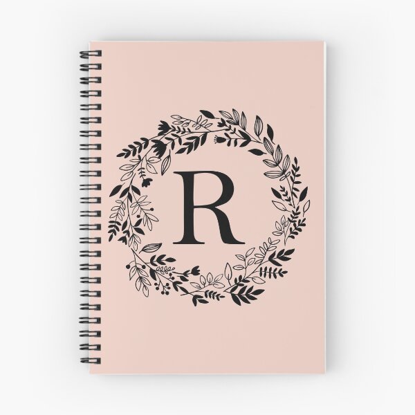 Item preview, Letter R with Floral Wreath - Initial R - Monogram Art designed and sold by thelustrous.