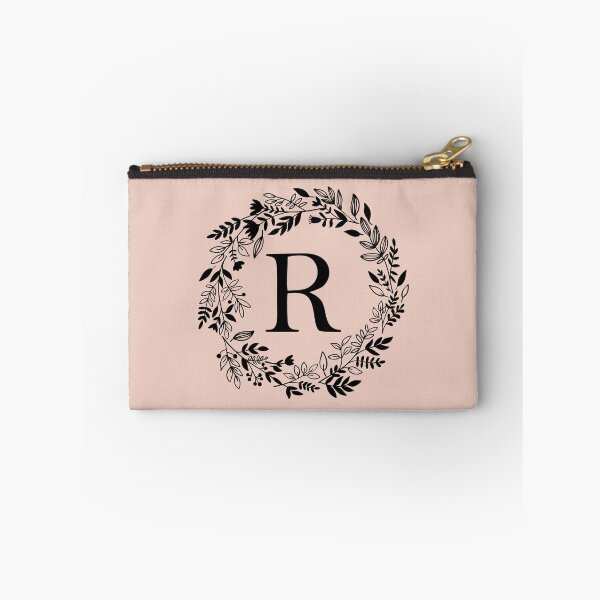 Item preview, Letter R with Floral Wreath - Initial R - Monogram Art designed and sold by thelustrous.