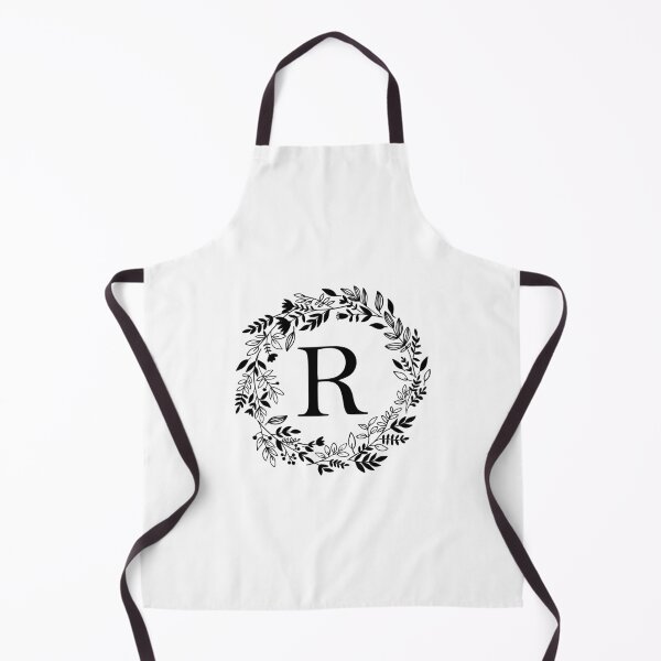 Item preview, Letter R with Floral Wreath - Initial R - Monogram Art designed and sold by thelustrous.