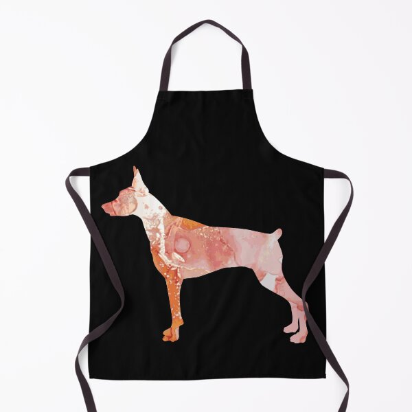 Artikelvorschau, Abstrakte bunte Farbe Dobermann Dobie Hundegeschenk entworfen und verkauft von LusterCraft.