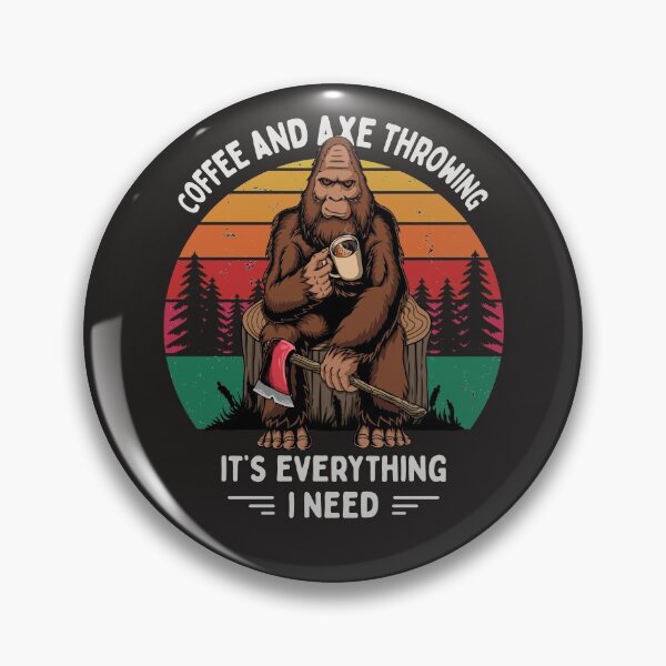 Item preview, Axe Throwing Cartoon For Hatchet Thrower designed and sold by MrEddie10.