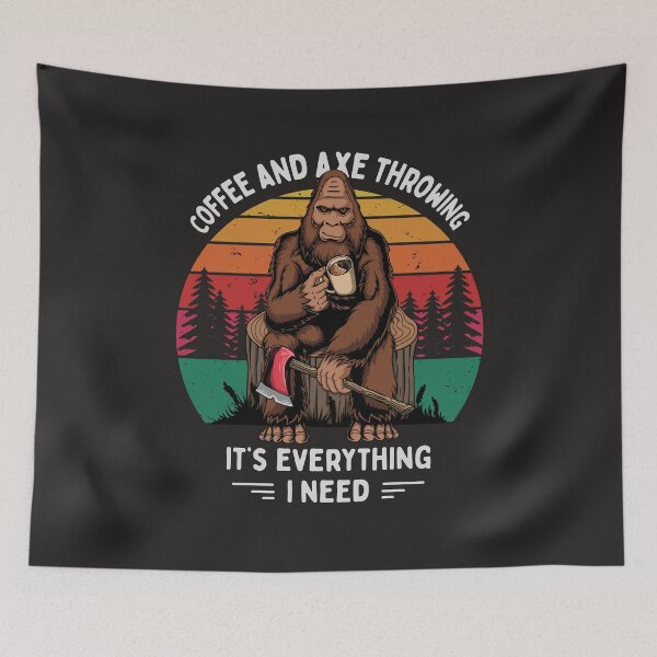 Item preview, Axe Throwing Cartoon For Hatchet Thrower designed and sold by MrEddie10.