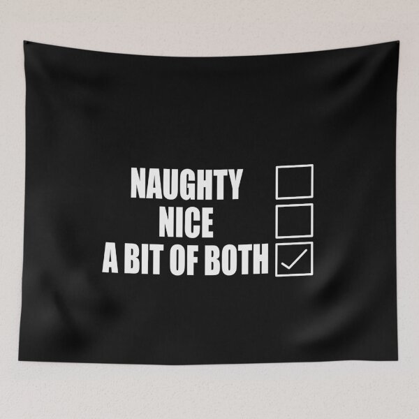 Item preview, Naughty Nice Funny Christmas gift designed and sold by RS-Collections.