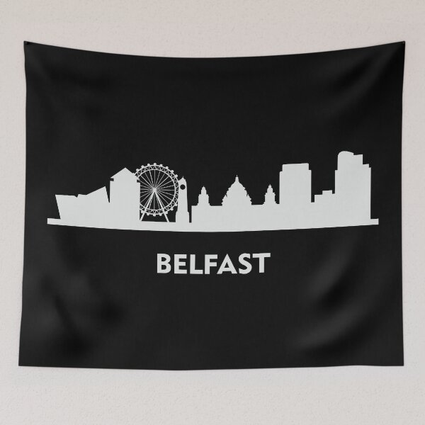 Item preview, United Kingdom - Great Britain Cities - Belfast City Skyline designed and sold by RetComly.
