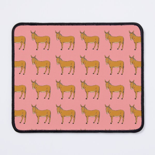 Item preview, Donkey Pattern Pink Background designed and sold by ParadoxProducts.