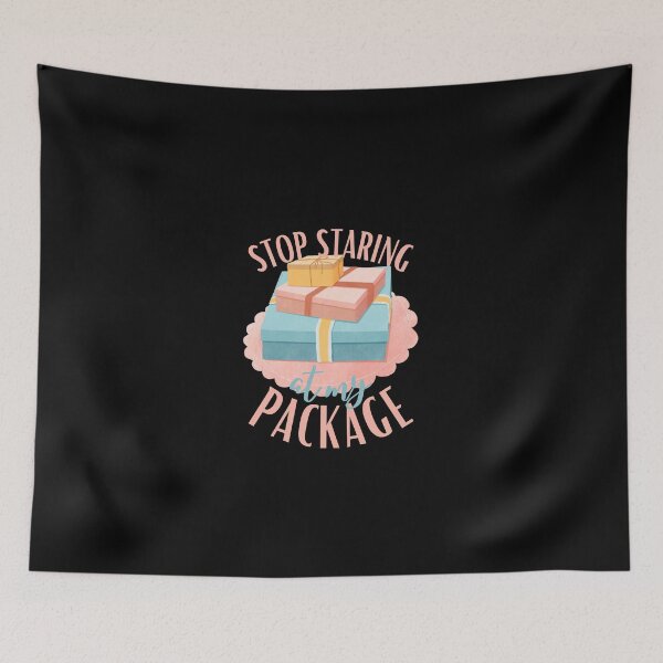 Item preview, Stop Staring at my Package Classic T-Shirt designed and sold by NIKENchop.