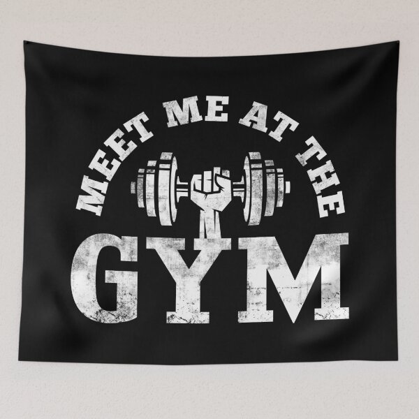 Item preview, Funny Workout Quote - Meet Me At The Gym designed and sold by motivationaltee.