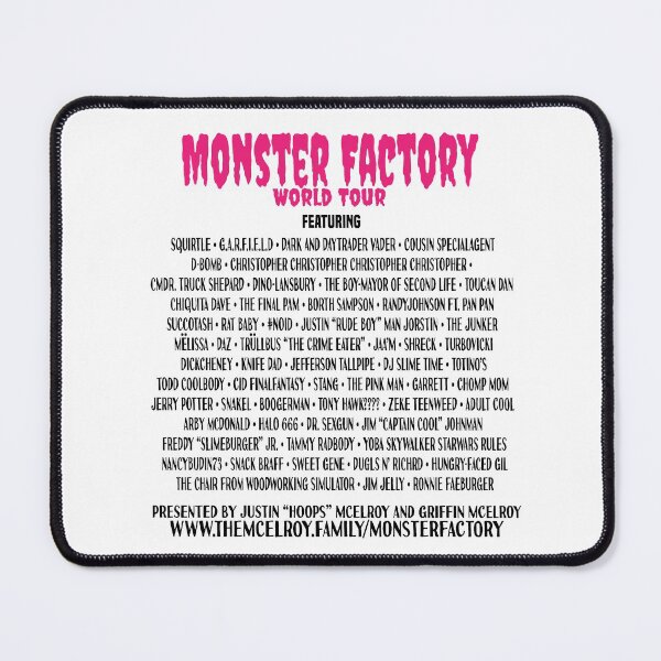 Item preview, Monster Factory World Tour - White designed and sold by Maggielaura.