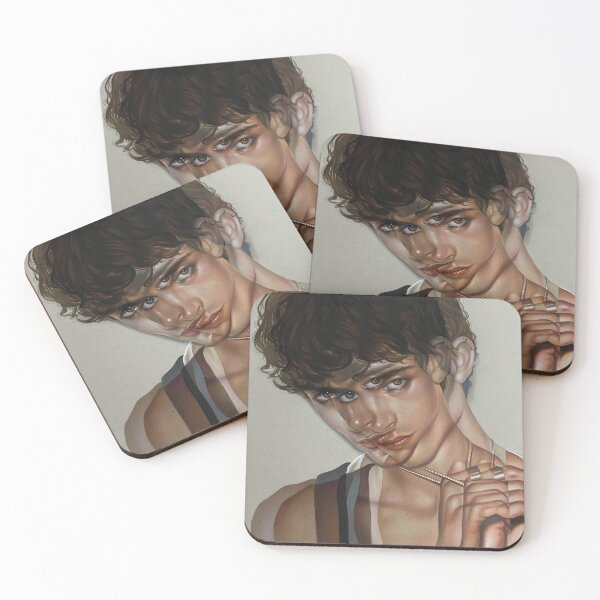 Item preview, Timothée Chalamet portrait drawing- double illusion designed and sold by Munaalunaa.