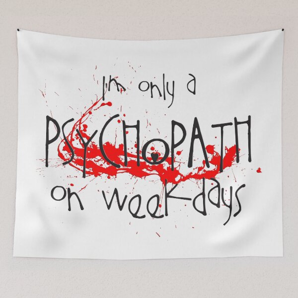 Item preview, Psychopath designed and sold by bubbliciousart.