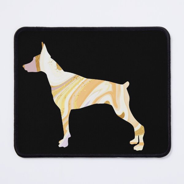 Artikelvorschau, Abstrakte bunte Farbe Dobermann Dobie Hundegeschenk entworfen und verkauft von LusterCraft.