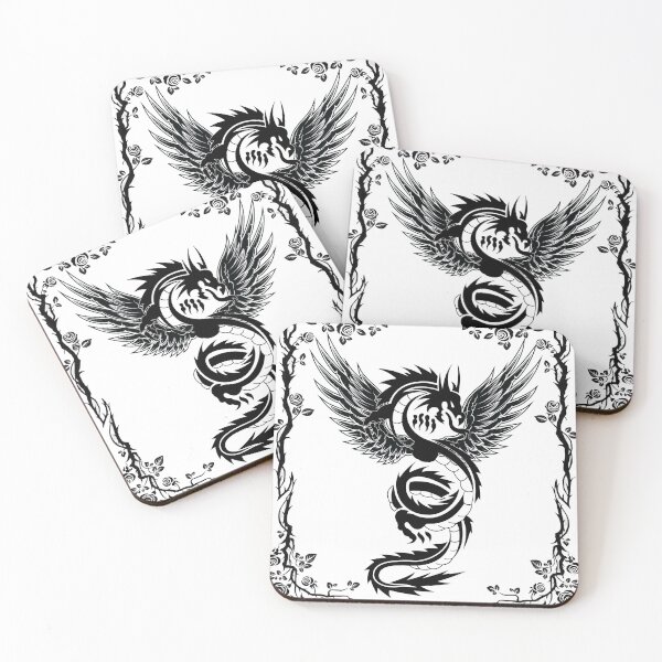 Item preview, Terrible Flying Dragon With Roses designed and sold by MiarCo.