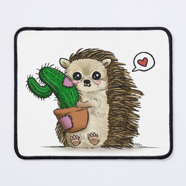 Item preview, Hedgehog and cactus  designed and sold by happyfox.