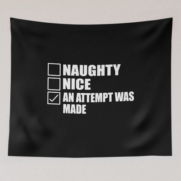 Item preview, Naughty Nice Funny Christmas gift designed and sold by RS-Collections.