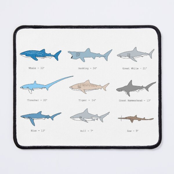 Item preview, Sharks designed and sold by The Curly Redhead.