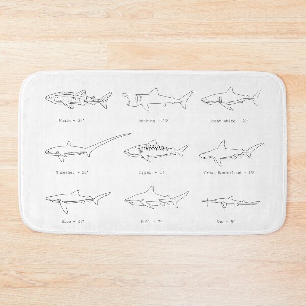 Item preview, Sharks designed and sold by The Curly Redhead.