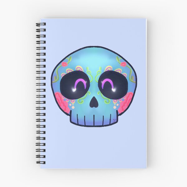 Item preview, Teal Sugar Skull designed and sold by pikachicapie.