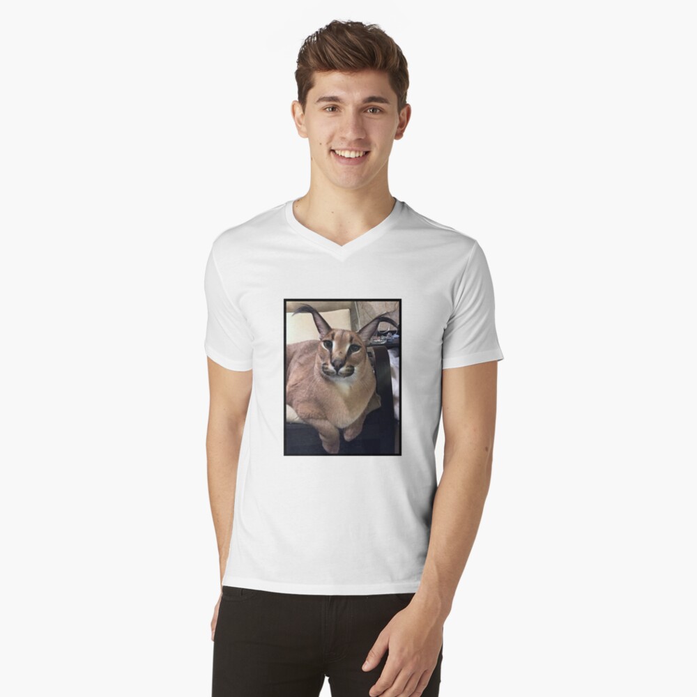 Funny big floppa cat meme Gun Essential T-Shirt | Art Board Print