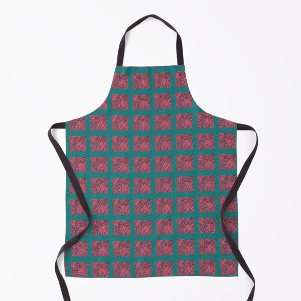 Item preview, Teal Peach Squares jeans by Iritof designed and sold by iritof.