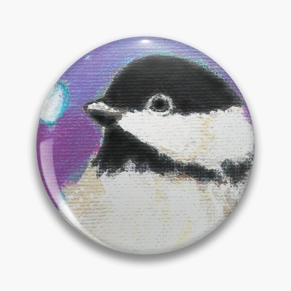 Item preview, Chickadee with Flowers designed and sold by Griffletta.