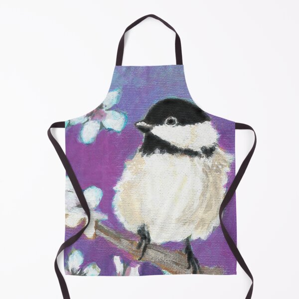 Item preview, Chickadee with Flowers designed and sold by Griffletta.