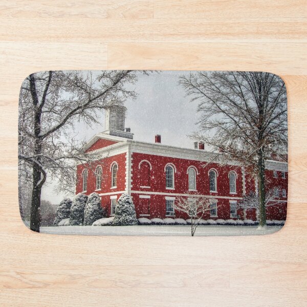 Item preview, Side View of the Courthouse in the Snow designed and sold by Frankie Cat Photography.