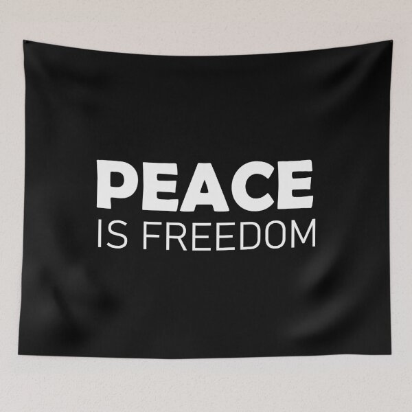 Item preview, Peace is Freedom designed and sold by Love The Design.