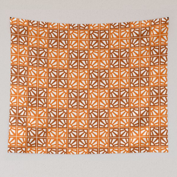 Item preview, Breeze Block Eleven P Orange designed and sold by Owen1976.