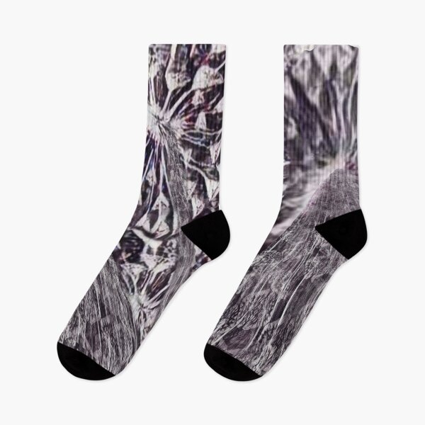 Item preview, giant dandelions, triangular dandelions, crazy, monochrome, minimalism, purple, white designed and sold by Maria Mihailova.