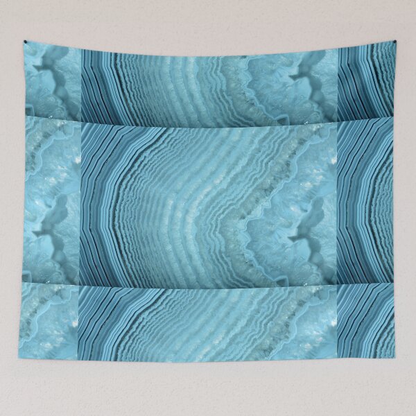 Item preview, Light Blue Agate Crystal, Blue Geode designed and sold by newburyboutique.