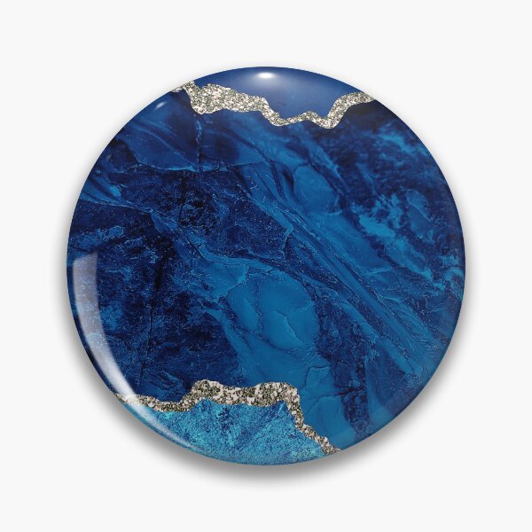 Item preview, Blue "(Faux) Crushed Velvet" And Aqua Faux Marble designed and sold by DEC02.