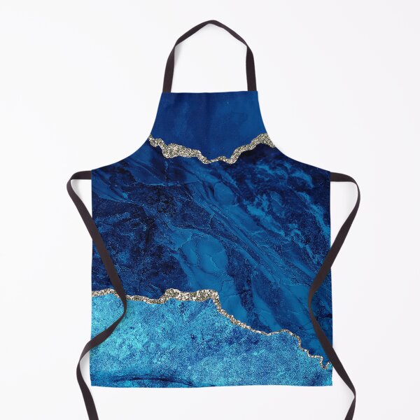 Item preview, Blue "(Faux) Crushed Velvet" And Aqua Faux Marble designed and sold by DEC02.