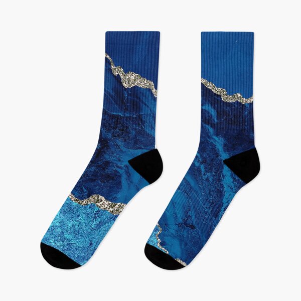 Item preview, Blue "(Faux) Crushed Velvet" And Aqua Faux Marble designed and sold by DEC02.