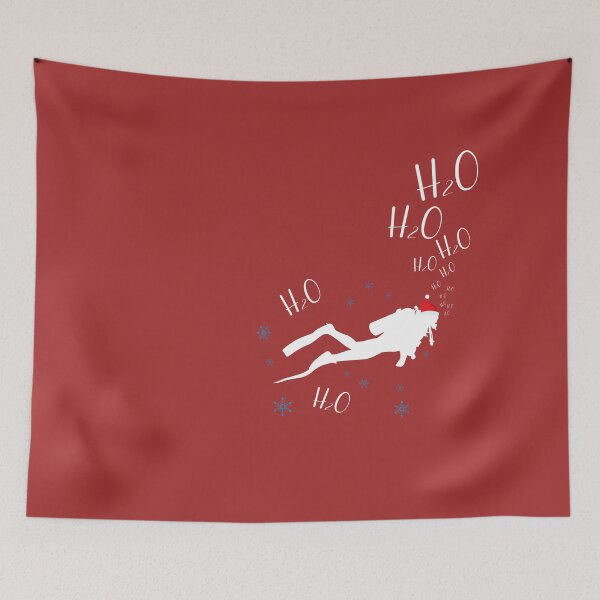 Item preview, Scuba Diving Christmas H2O H2O H2O designed and sold by Nostraw.