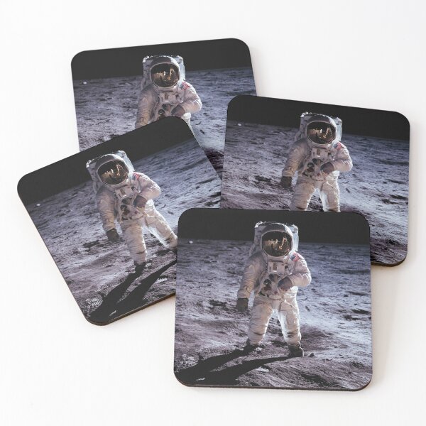Item preview, Buzz Aldrin walking on the moon designed and sold by artofphotograph.