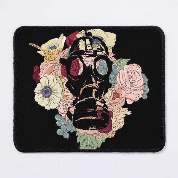 Item preview, Flowers and Gasmask Fine Pop Art Design Candlewood Museum designed and sold by Candlewood Museum & Gift Shoppe.