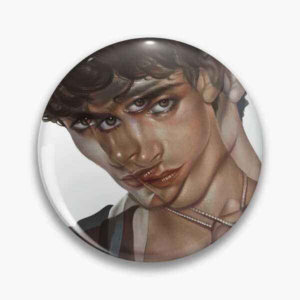 Item preview, Timothée Chalamet Portrait Drawing - Double Illusion (No Background) designed and sold by Munaalunaa.