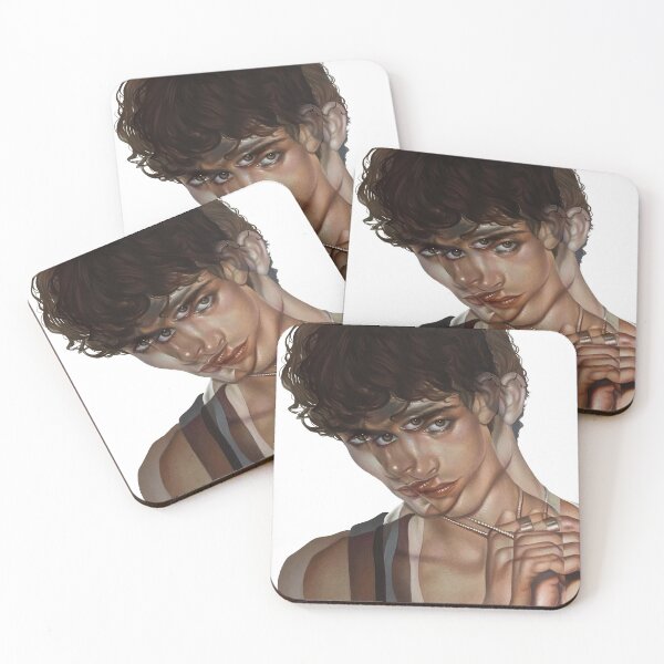 Item preview, Timothée Chalamet Portrait Drawing - Double Illusion (No Background) designed and sold by Munaalunaa.
