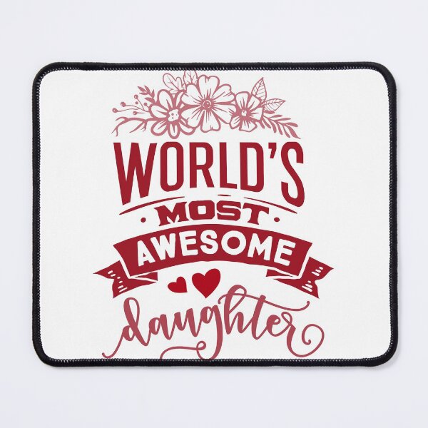 Item preview, World's most awesome daughter designed and sold by ikrame-shop.