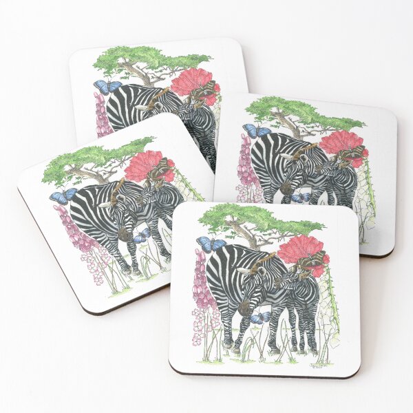 Item preview, Zebra Baby and Mama  designed and sold by ArtbyTerrieD.