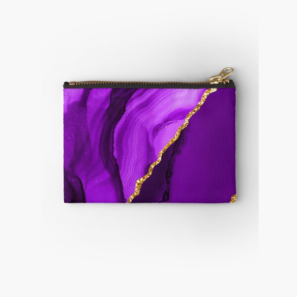 Item preview, Glamorous Purple-Hues Golden-Color Veins (Faux) Marble  designed and sold by DEC02.