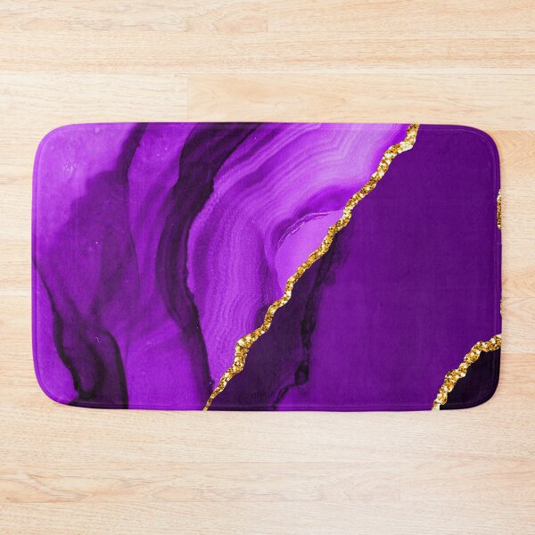 Item preview, Glamorous Purple-Hues Golden-Color Veins (Faux) Marble  designed and sold by DEC02.
