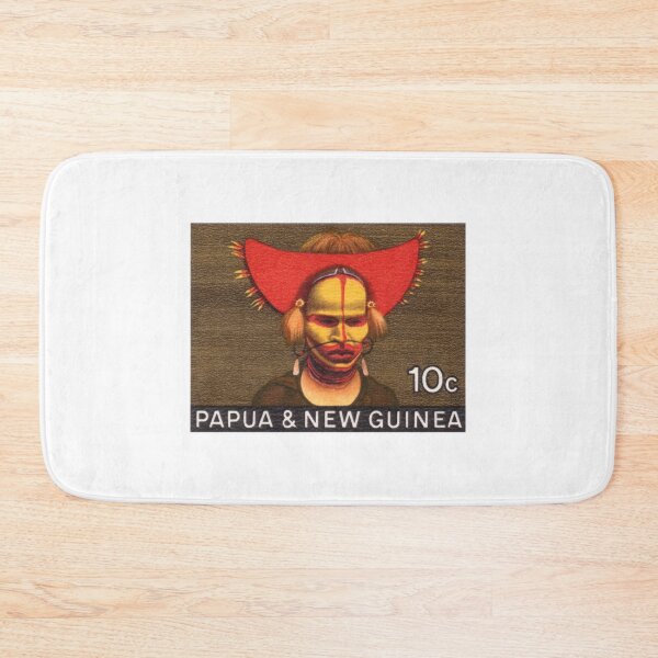 Item preview, 1968 Papua New Guinea Headress 10c Postage Stamp designed and sold by retrographics.