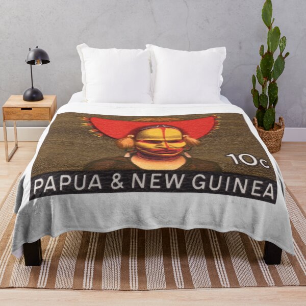 Item preview, 1968 Papua New Guinea Headress 10c Postage Stamp designed and sold by retrographics.