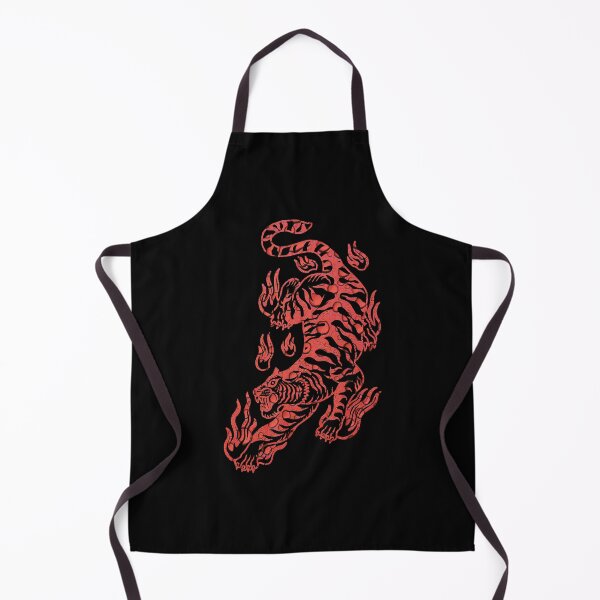 Item preview, 2022 Year of the Tiger - Flaming Red Water Tiger designed and sold by Trinket-Trickster.
