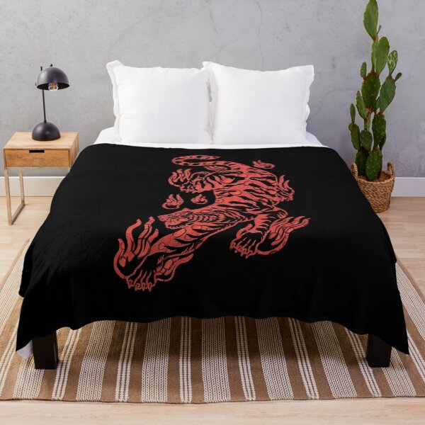 Item preview, 2022 Year of the Tiger - Flaming Red Water Tiger designed and sold by Trinket-Trickster.