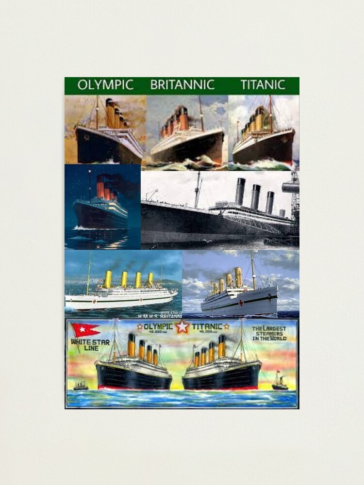 trois navires jumeaux Titanic